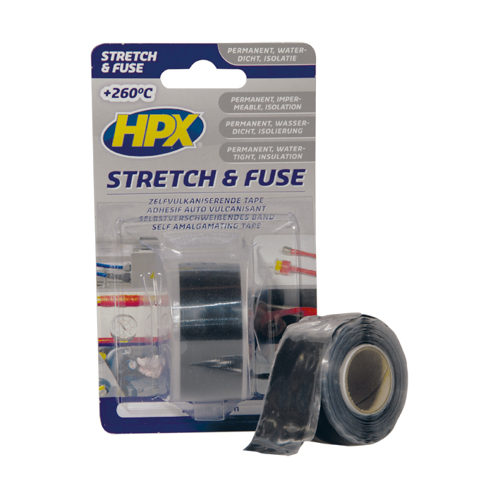 Stretch and Fuse Reddingstape - 25mm x 3M, zwart - 00105070 01 small - 00105070