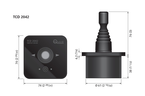 Quick bedieningspaneel, joystick - TCD2042 - 00111720 02 small - 00111720