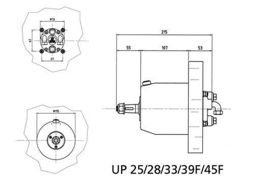 Ultraflex Stuurpomp Up39 F, Opbouw - 00122803 02 small - 00122803