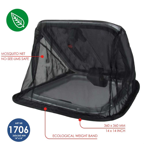 Waterline Muskietennet voor Groot luik 720x720mm ECO, Throw Over (1716) - 00200753 03 small - 00200753