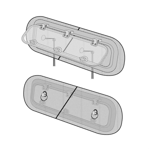 Waterline verduistering met ventilatie voor partrijspoort - large 300x700 mm - 00200756 05 small - 00200756
