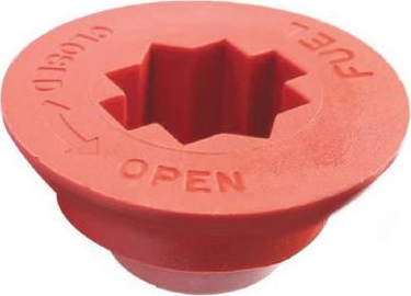 Easy dop, rood, t.b.v. Easy Deckfiller - 00209518 01 - 00209518