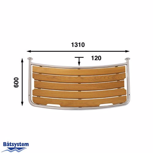 B&aring;tsystem rvs zeilbootplatform 131x60cm 60-serie PT1256030 - 00302002 02 small - 00302002