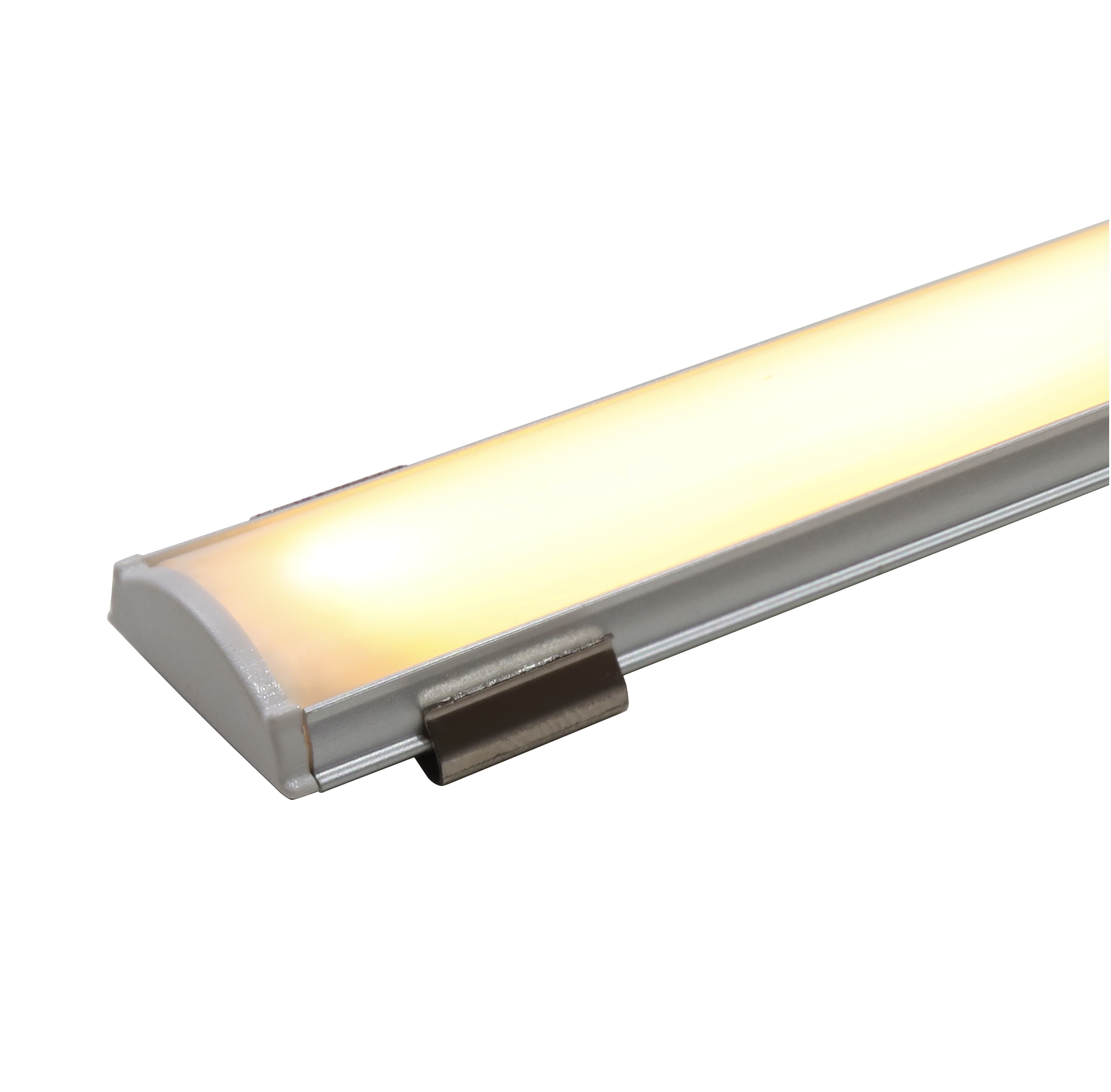 B&aring;tsystem Flexibel aluminium profiel, Zilver, tbv LED tapes/Space-COB, 1000mm - 00302237 1 - 00302237