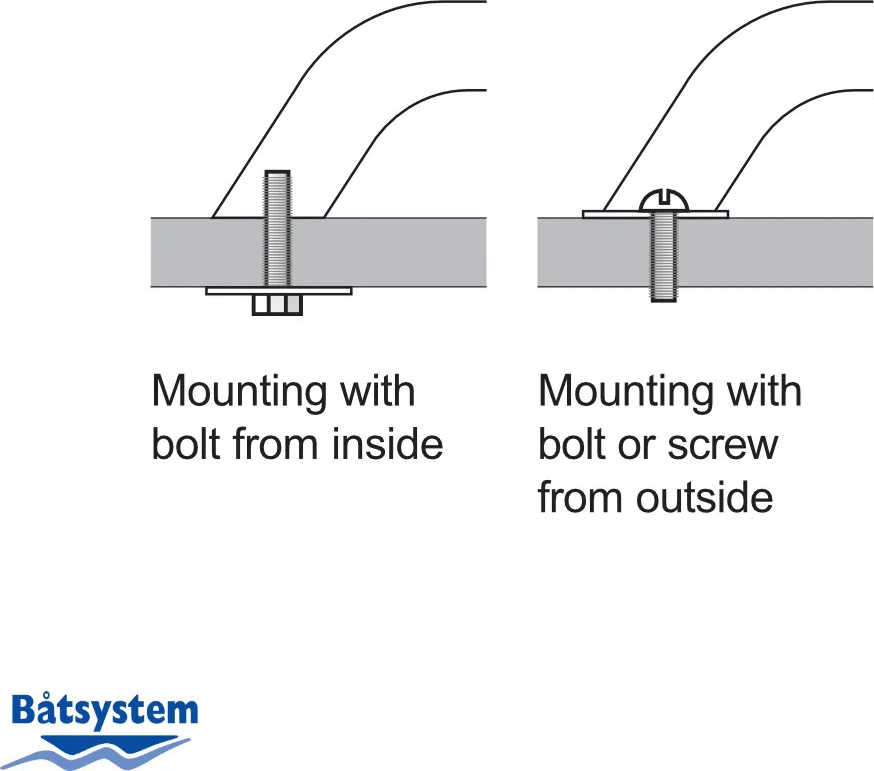 B&aring;tsystem Carbon pijp 250mm, modulair systeem - 00302241 3 - 00302241