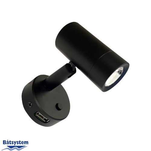B&aring;tsystem MiniTube D4 USB LED, zwart, 12V-1,6W - 00308373 01 small - 00308373