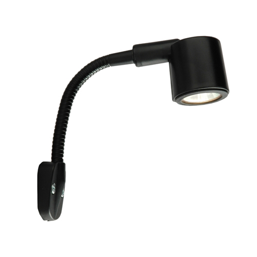 B&aring;tsystem Kurs, zwart, 130mm, LED wit/rood, 12V-1,3W - 00308385 01 small - 00308385
