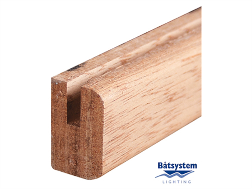 B&aring;tsystem Mahonie profiel 34x18mm (driehoek), 1M voor Mini sleeve 9350S - 00308493 04 small - 00308493