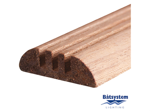 B&aring;tsystem Mahonie profiel 34x18mm (driehoek), 1M voor Mini sleeve 9350S - 00308493 08 small - 00308493