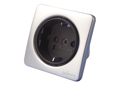 B&aring;tsystem 230V stopcontact, chroom - 00308712 01 small - 00308712