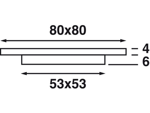 B&aring;tsystem Square 80, matzilver - 00308812 02 small - 00308812