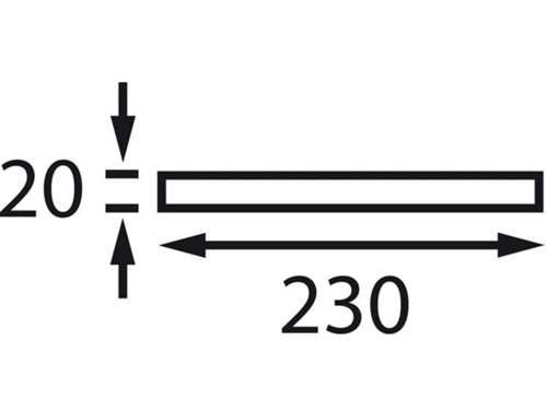 B&aring;tsystem U-Pro 230mm indirecte LED - 00308849 02 small - 00308849