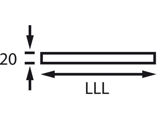 B&aring;tsystem U-Pro indirecte LED kastverl. 500mm - 00308851 02 small - 00308851