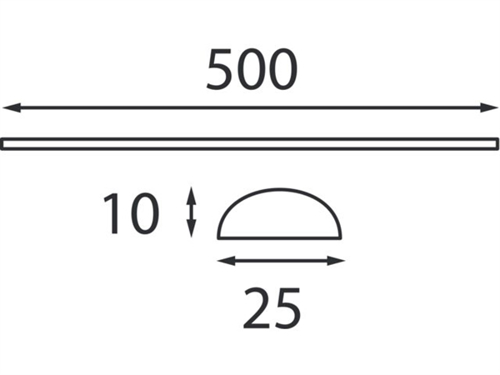 B&aring;tsystem flexibel plastprofiel for LED Tape and Superstrip, 100cm - 00308894 02 small - 00308894