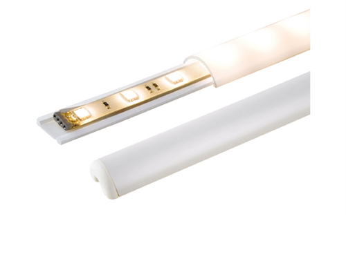 B&aring;tsystem flexibel plastprofiel for LED Tape and Superstrip, 100cm - 00308894 03 small - 00308894