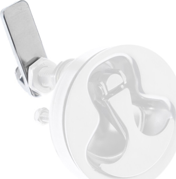 Roca Rvs schoot, recht 70mm, tbv 00309321/00308904 - 00308903 4 - 00308903