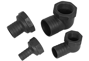 Kunststof adapter recht 1 inch, 1.1/4 inch slang - 00308941 01 small - 00308941