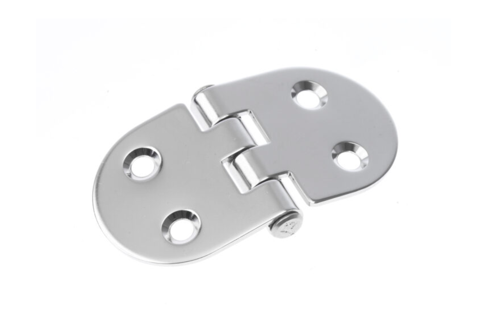 Roca vlakscharnier rond RVS 74 x 40 mm 441709 - pen aan onderzijde - 00309024 1 - 00309024