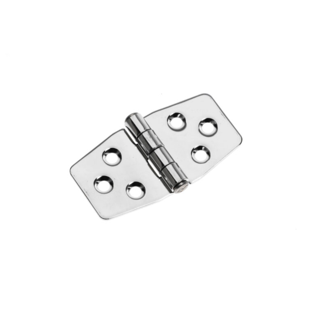 Roca staartscharnier vlak RVS 76 x 40 mm 441490 - 00309037 1 - 00309037