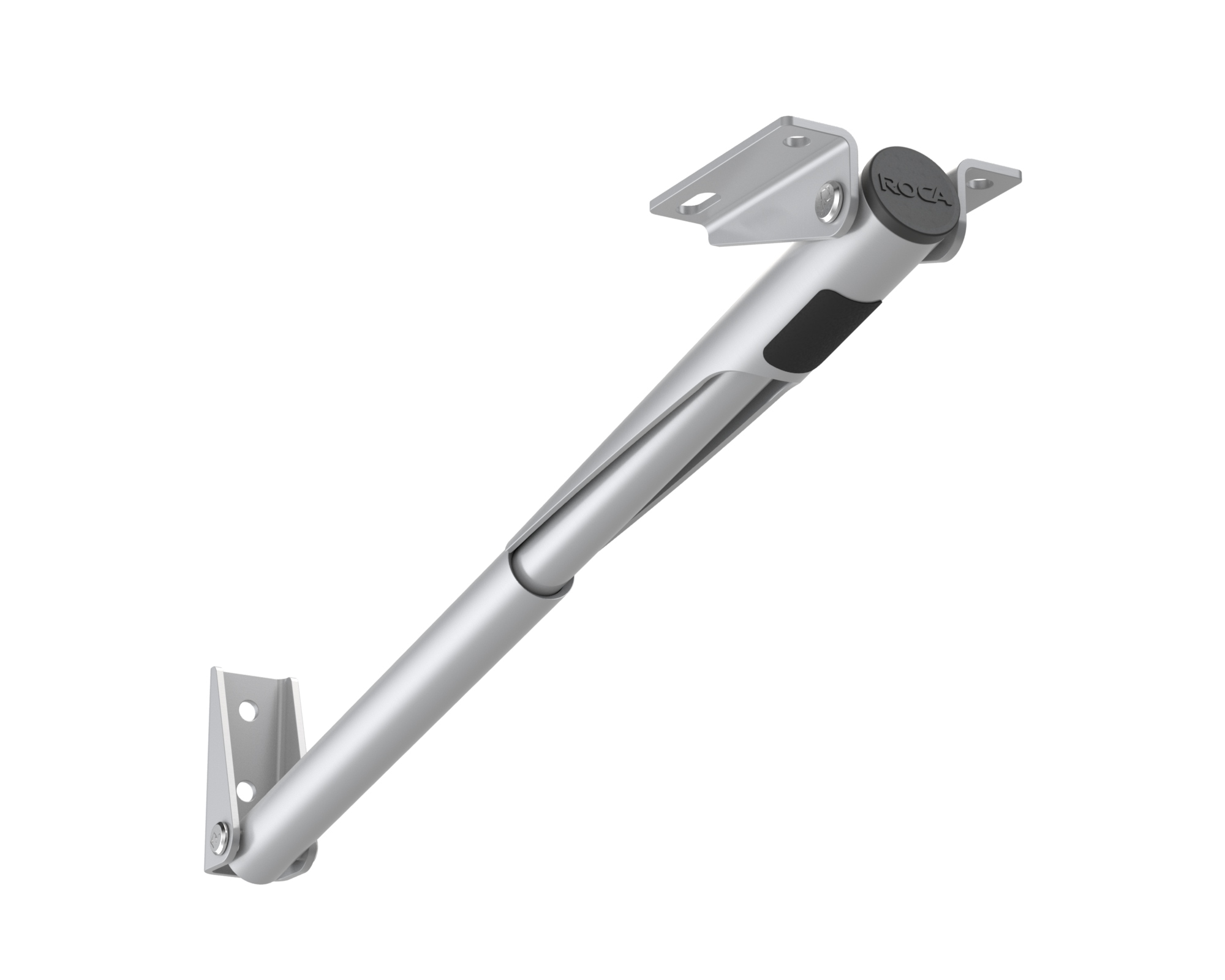 Roca Rakego neerklapbare steun grijs geanodiseerd - 383020, 278 - 00309046 01 - 00309046