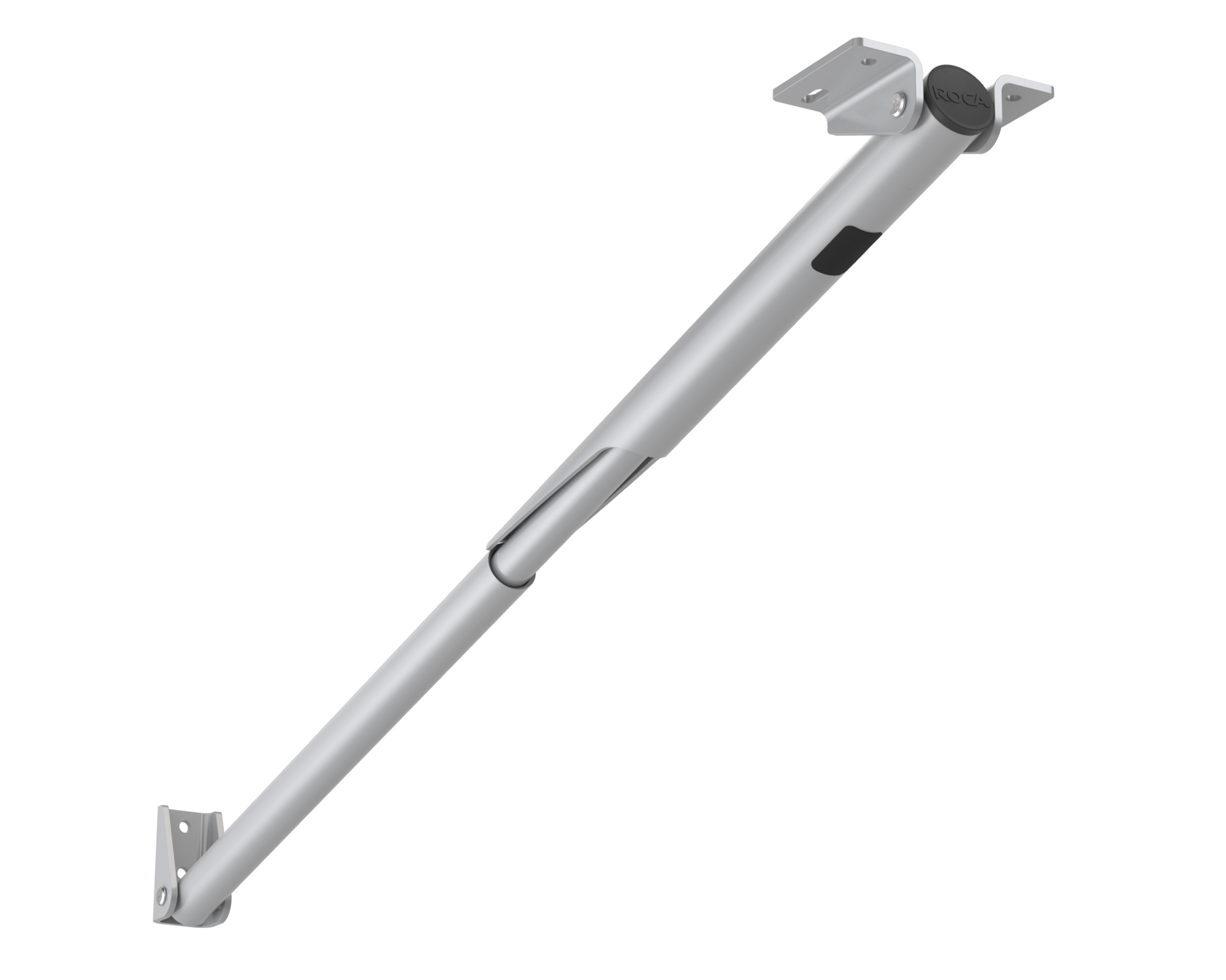 Roca Rakego neerklapbare steun grijs geanodiseerd - 386020, 587 - 00309048 01 - 00309048