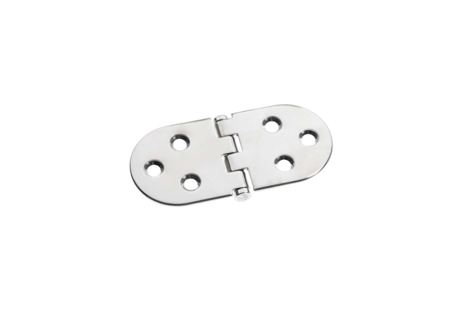 Roca vlakscharnier rond RVS 130 x 60 mm schroef 448029 - 00309328 1 - 00309328