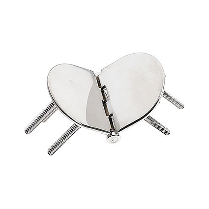 Roca vlakscharnier rond verdekt RVS 110 x 60 mm verdekt 449019 - 00309331 1 - 00309331