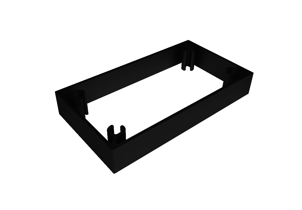 Lagun Opbouwbracket verlenging, zwart geanodiseerd - 00309826 1 - 00309826