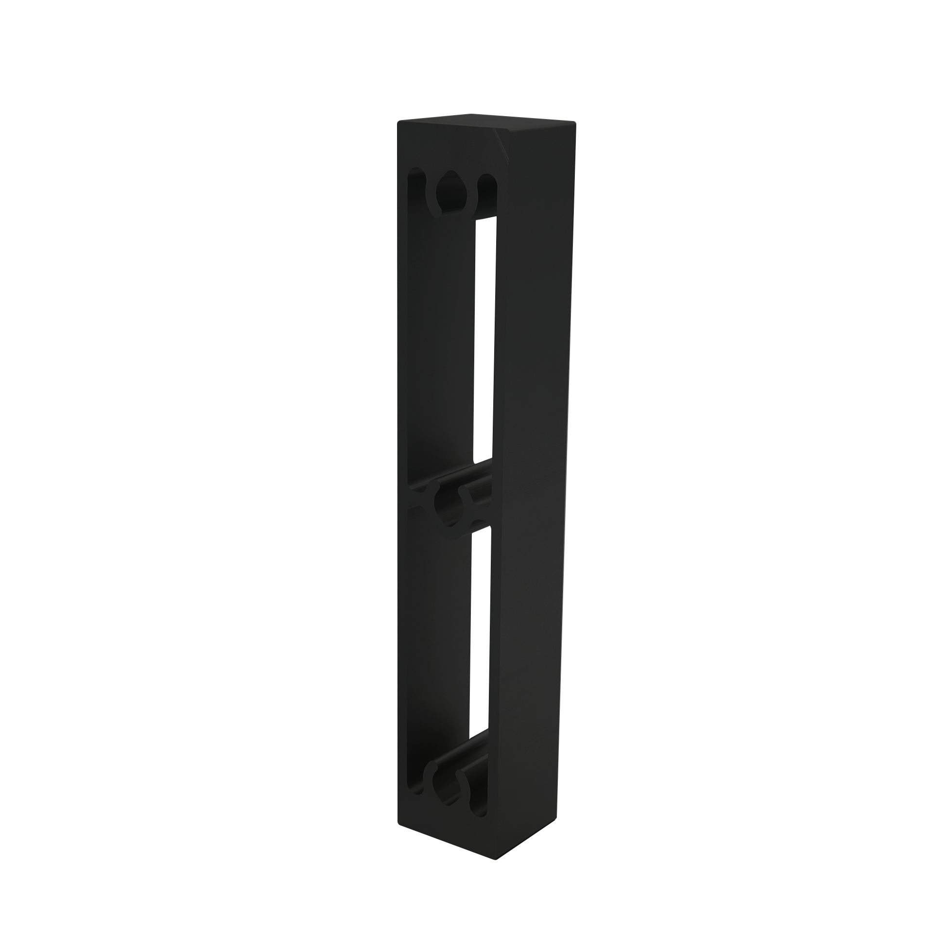 Lagun Opbouwbracket tbv smalle montageplaat, zwart geanodiseerd - 00309847 1 - 00309847