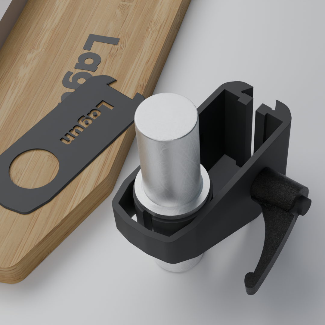 Lagun Tap mount, zwart geanodiseerd - 00309864 1 - 00309864