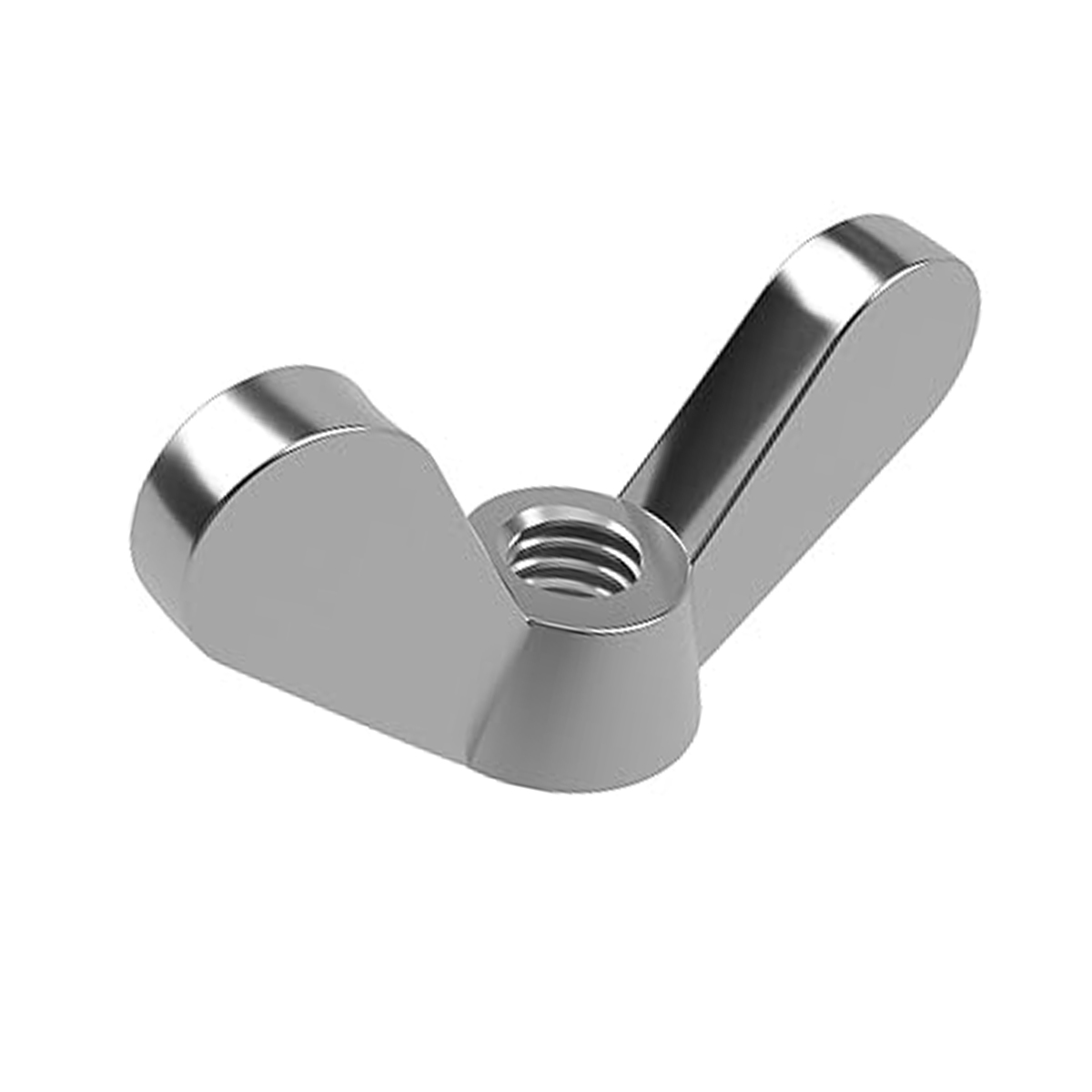 NOA RVS vleugelmoer M8 - 00314257 1 - 00314257
