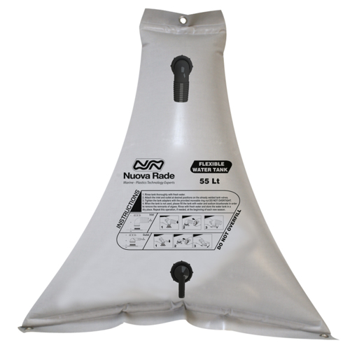Flexibele watertank, driehoek, 55ltr, 860x930x210mm - 00319575 01 small - 00319575