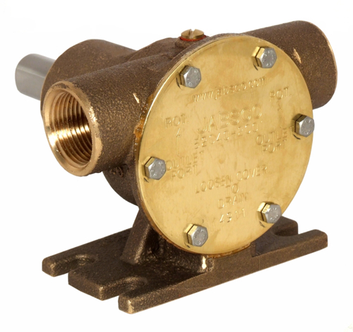 52040-2001 Jabsco Koelwaterpomp 3/4" inw. 40 l/m Poelie aandrijving - 00320293 01 small - 00320293