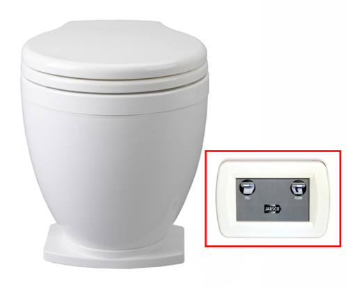 58500-1012 Jabsco LITE FLUSH elektr. toilet 12Volt, 2-knops bedieningspaneel - 00320379 01 small - 00320379