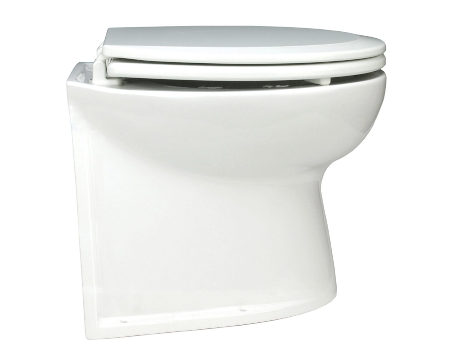 58280-3012 Jabsco De Luxe 14" elektr. toilet 12V, recht met spoelwaterpomp, soft closing - 00320736 1 - 00320736