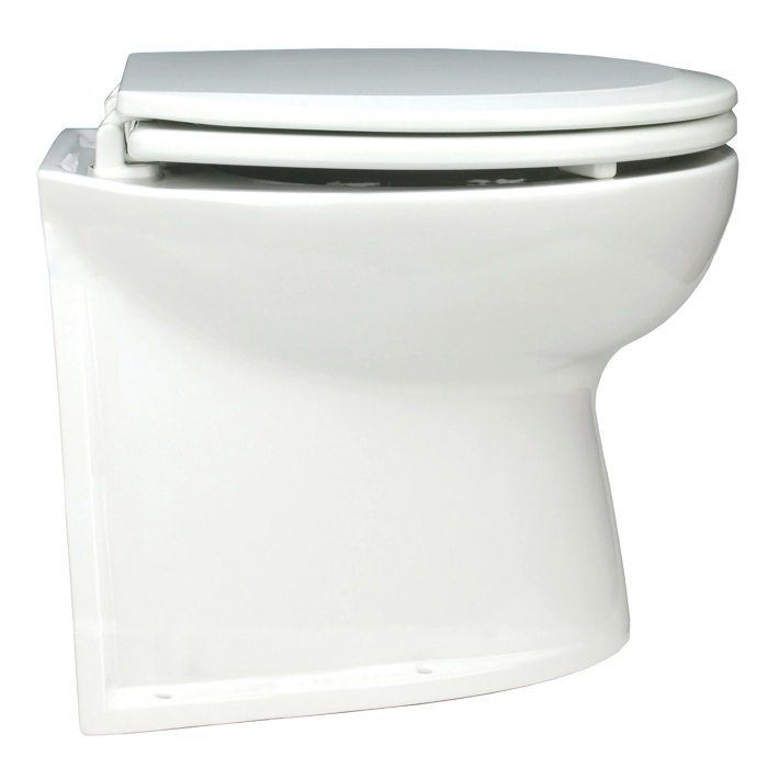 58280-3024 Jabsco De Luxe 14" elektr. toilet 24V, recht met spoelwaterpomp, soft closing - 00320737 1 - 00320737