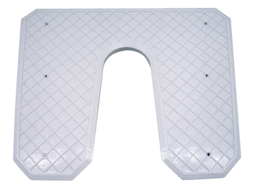 Spiegelbeschermplaat, wit, L445xB363xD5/20 - 00329733 02 small - 00329733