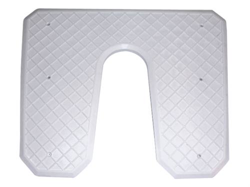 Spiegelbeschermplaat, wit, L445xB363xD5/20 - 00329733 03 small - 00329733