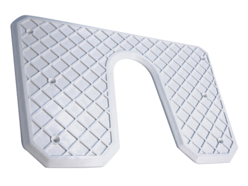 Spiegelbeschermplaat, wit, L316xB212xD6mm - 00329735 01 small - 00329735