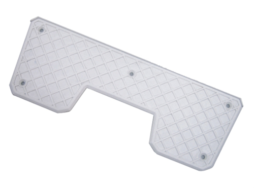 Spiegelbeschermplaat, wit, L316xB212xD6mm - 00329735 04 small - 00329735