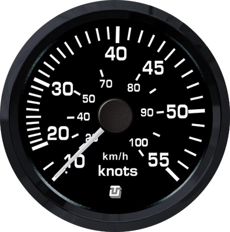 Uflex Ultra Black Speedometer - 55 knot - 00331104 01 small - 00331104