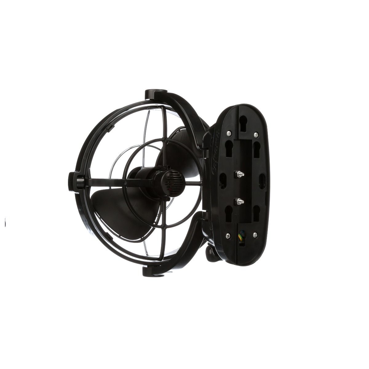 Caframo Sirocco II Ventilator, Zwart, 12-24 Volt, Draai- Kantelbaar, Timer, 314m3/h - 00350007 03 - 00350007