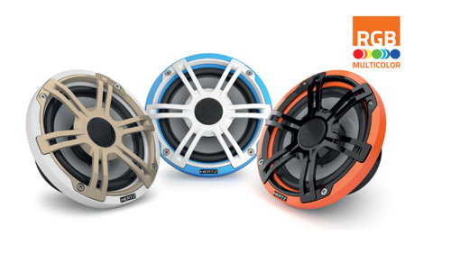 Hertz HEX 6.5 S-LD-G - 6.5" Marine Sport coax speakers grijs RGB LED, set van 2 - 00380014 06 small - 00380014