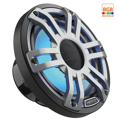 Hertz HMX 6.5 S-LD-G - 6.5" Marine Sport high performance coax speakers grijs RGB LED, set van 2 - 00380025 01 small - 00380025