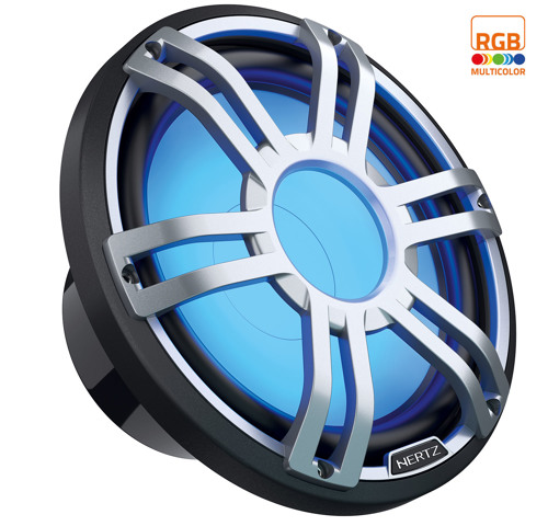 Hertz HMS 10 S2-LD-G -10" Marine Sport subwoofer 2 Ohm grijs RGB LED - 00380047 01 small - 00380047