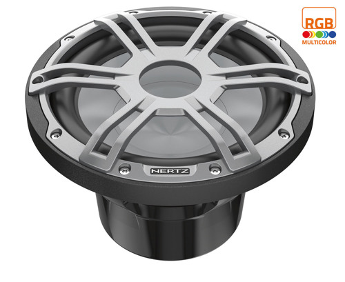 Hertz HMS 10 S2-LD-G -10" Marine Sport subwoofer 2 Ohm grijs RGB LED - 00380047 02 small - 00380047