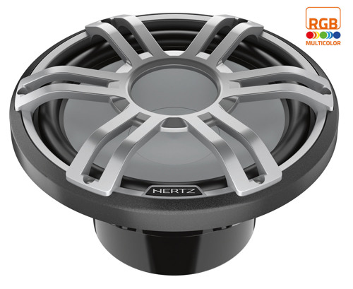 Hertz HMS 12 S2-LD-G - 12" Marine Sport subwoofer 2 Ohm grijs RGB LED - 00380057 02 small - 00380057