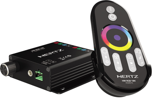Hertz HM RGB 1 BK - RGB Led bediening met remote - 00380110 01 small - 00380110