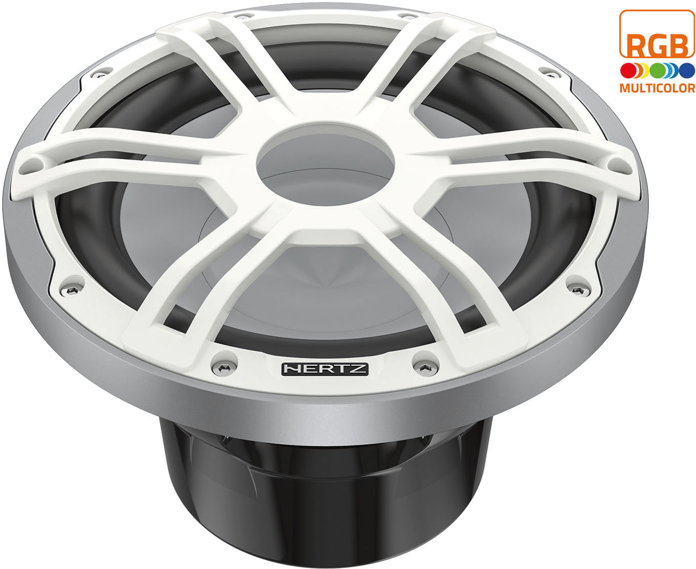 Hertz HMS 10 S4-LD-SW.1 - 10" Marine Sport subwoofer 4 Ohm wit RGB LED - 00380144 01 - 00380144