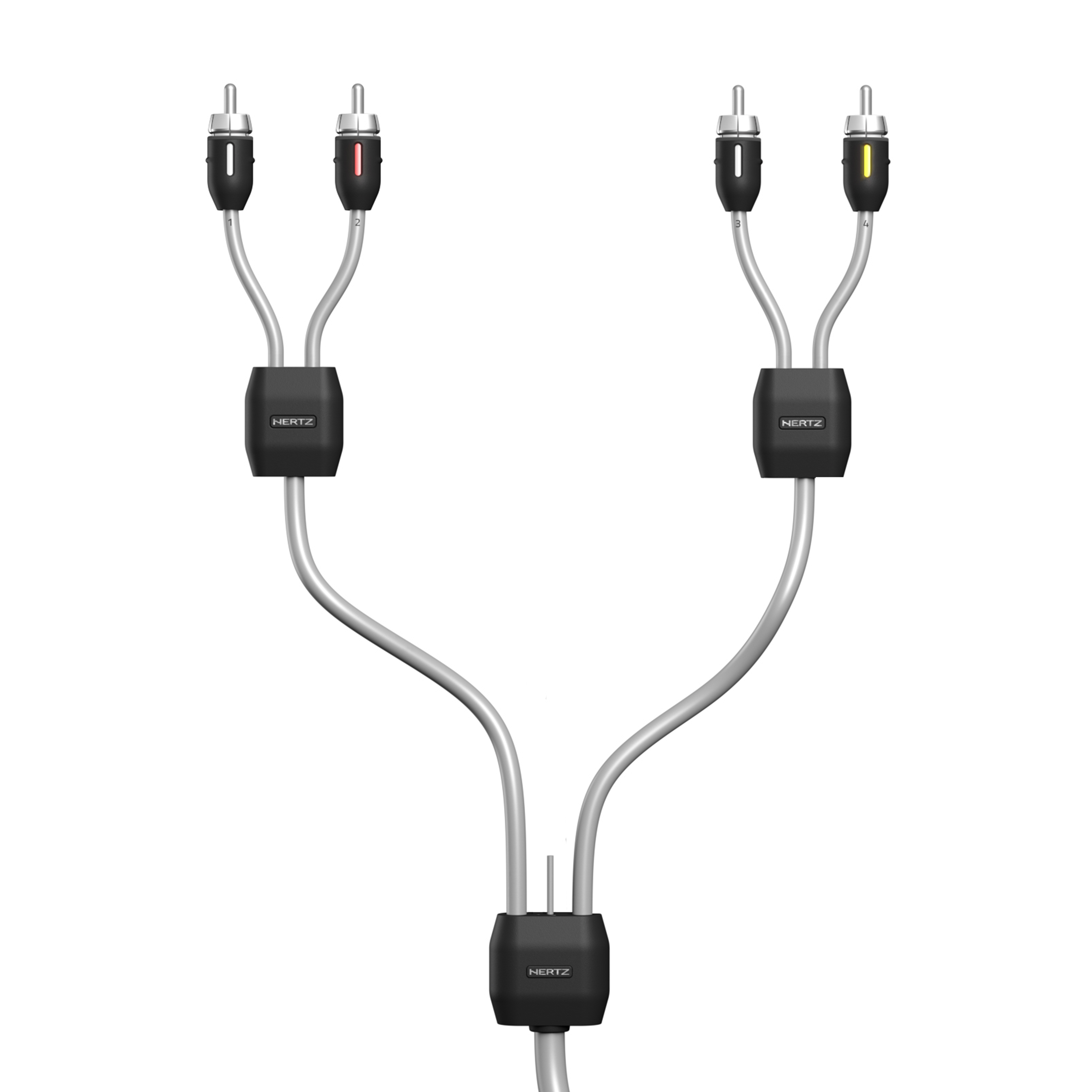 Hertz 4-kanaals RCA-kabel 400 cm, plus remote kabel - HMLC4 13 - 00380244 1 - 00380244